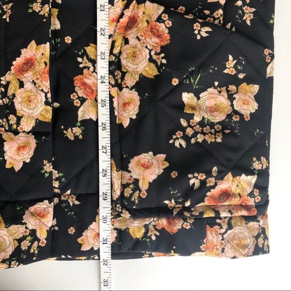 Zara Women’s Oversized Black Floral Kimono Jacket - Picture 13 of 16